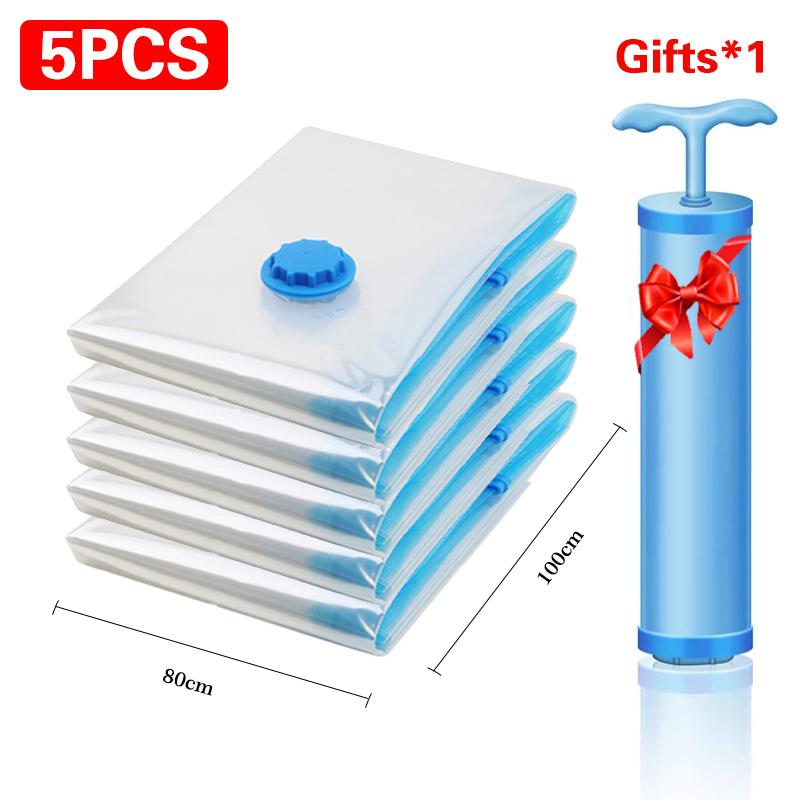 Вакуумные пакеты для хранения, пакет для экономии места, вакуумный пакет для хранения одежды, одеял, дорожное хранение, многоразовые пакеты с двойной застежкой-молнией