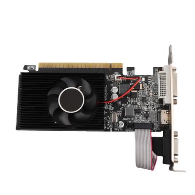 Графическая карта GT210 1 ГБ DDR3 с вентилятором, поддержка 64 бит, VGA, DVI, HD Multimedia Interface, DirectX10.1, Графическая карта для ПК