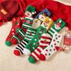 Women's Coral Fleece Christmas Ball Socks - Winter-Ready, Cold-Resistant, Fleece-Lined Mid-Calf Sleep Socks, Perfect Christmas Gift.