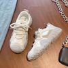 Sneakers Women's Shoes 2025 New Popular Spring and Summer Thick-soled Versatile Little White Shoes Soft-soled Lightweight Running Casual Shoes