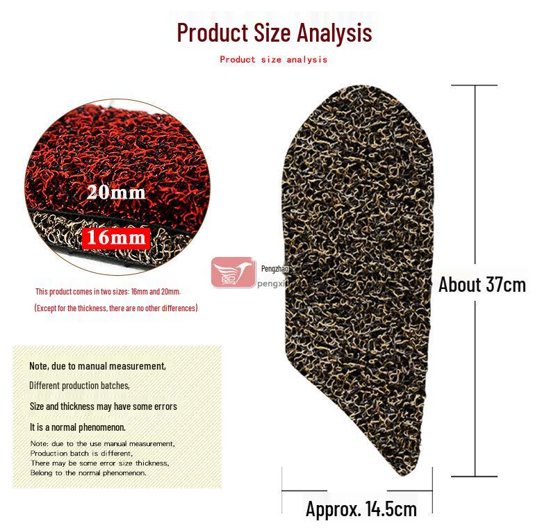 Peugeot Little Monster QP100T-12C Durable Motorcycle Foot Pad