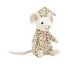 Jellycat Коллекция лесных животных Счастливая мышка Куклы Плюшевая кукла 18 см высотой