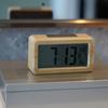 DEMI Digital Alarm Interior Table Natural Bamboo Alarm Snooze Light LCD Battery Living Portable LOUS. Clock, Clock, Small, Clock, Cute, Function,