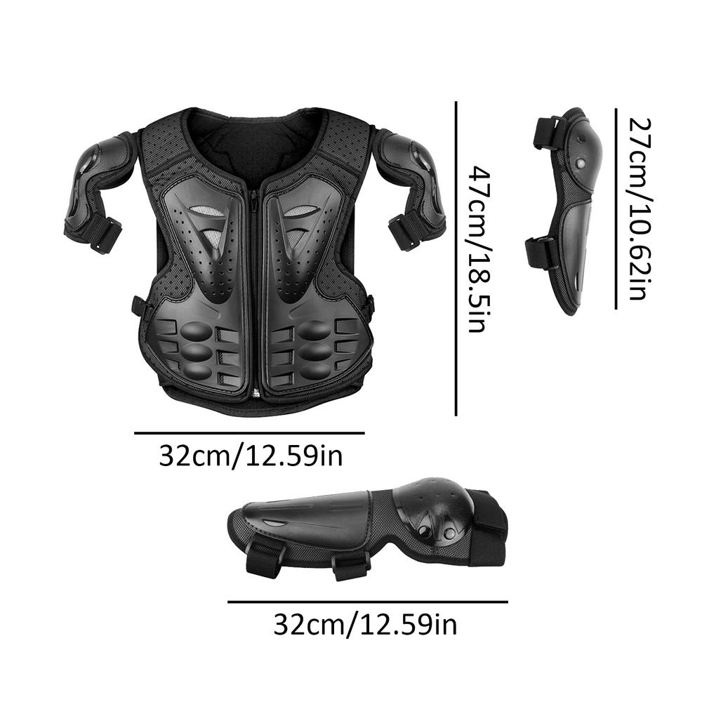 Children Riding Armor Kids Motorcycle Arm Suit Protective Equipment Toddler Motorcycle Protection Gears For Kids Cycling Riding