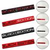 1pc 3D Metal Black Edition Logo Car Side Fender Rear Trunk Emblem Badge Sticker Decals Car SUV Exterior Decoration Sticker Decal