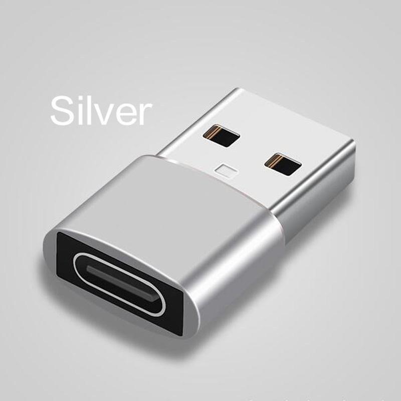 1 шт./2 шт./4 шт. USB-адаптер типа C USB 2,0 тип A «папа» на USB-тип C «мама» конвертер USB C адаптер для зарядки и передачи данных