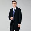 High-end Cashmere Coat Men's Autumn and Winter Middle-aged Casual Windbreaker Mid-length Suit Collar Dad Thick Woolen Coat