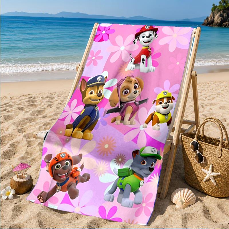 Paw Patrol: Heroic Rescue Beach Towel, Quick-drying, Easy to Care for, Suitable for Both Fitness and Beach Vacations,Sports Essential