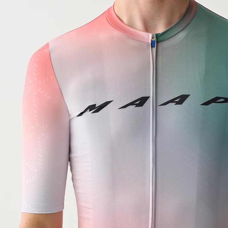 Мужская велосипедная майка MAAP Blurred Out Pro Hex Jersey 2.0 с коротким рукавом