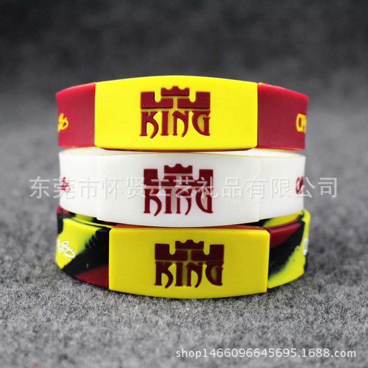 Светящийся силиконовый энергетический браслет Cleveland Cavaliers LeBron James – Памятное издание, Большой и Малый размеры