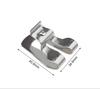 Зажим-крючок для ремня 1/3 шт. 18 В Крючок-зажим для ремня дрели Макс. Инструменты Серебристый