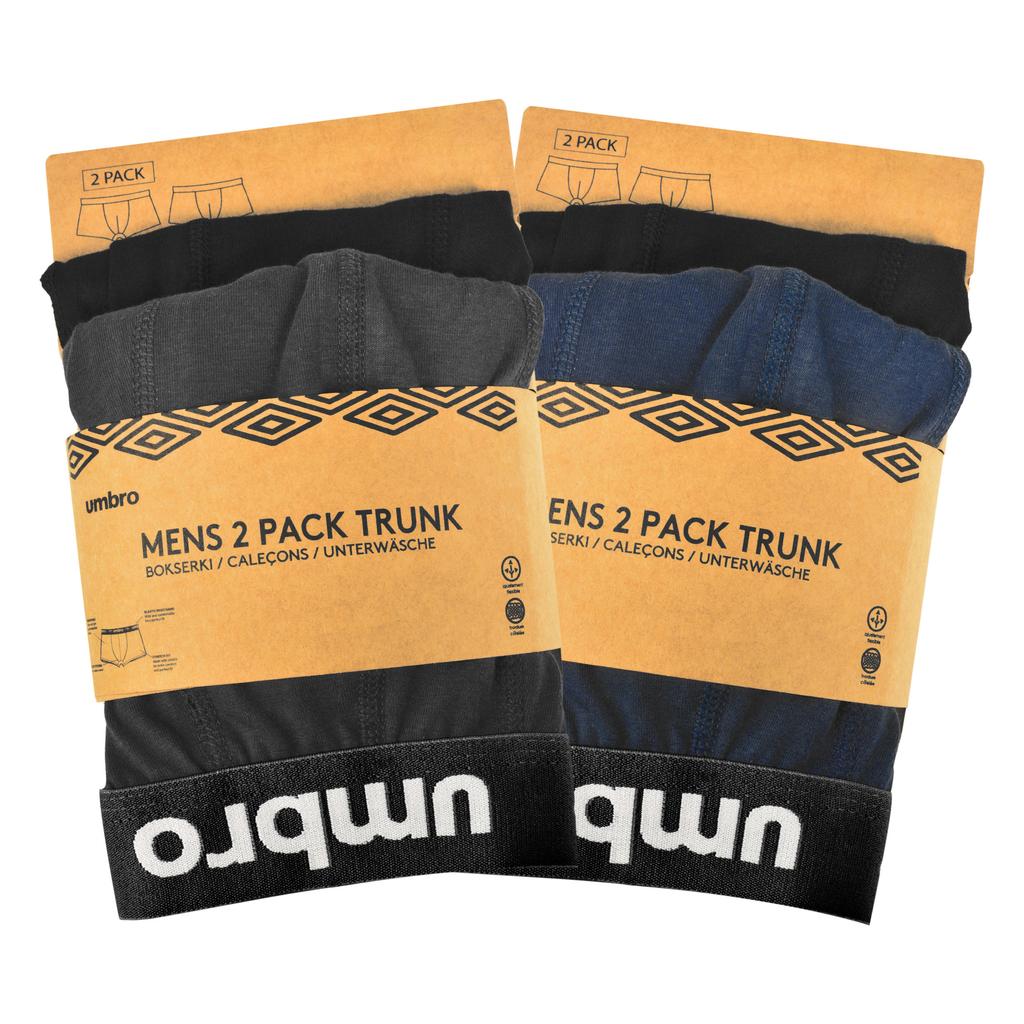 Umbro Men' Boxer Shorts 4-Pack Cotton Briefs Set Mix Size