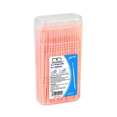 200 шт./кор., зубная нить с двойной головкой, межзубная зубочистка, щетка для зубов, зубная палочка для ухода за полостью рта, зубочистки, зубочистка