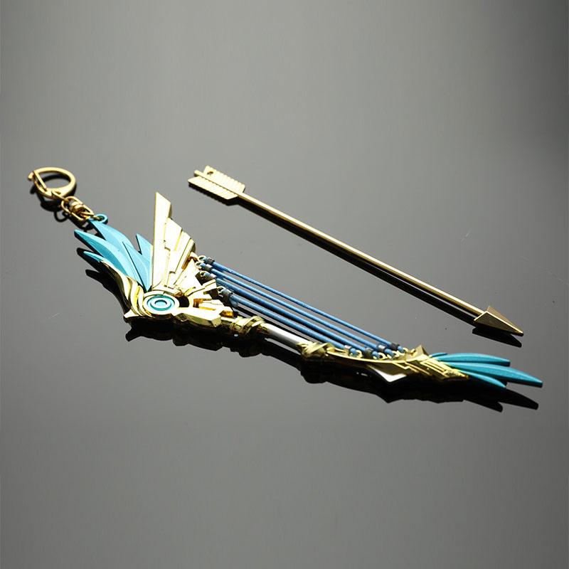 Брелок Genshin Impact с мечом Genshin Косплей Оружие Skyward Blade Брелок
