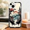 Чехол для телефона с пейзажем в стиле «тушь и вода» для iPhone 16 15 14 13 12 11 Pro Max XS X XR 7 8 SE Ударопрочная задняя крышка