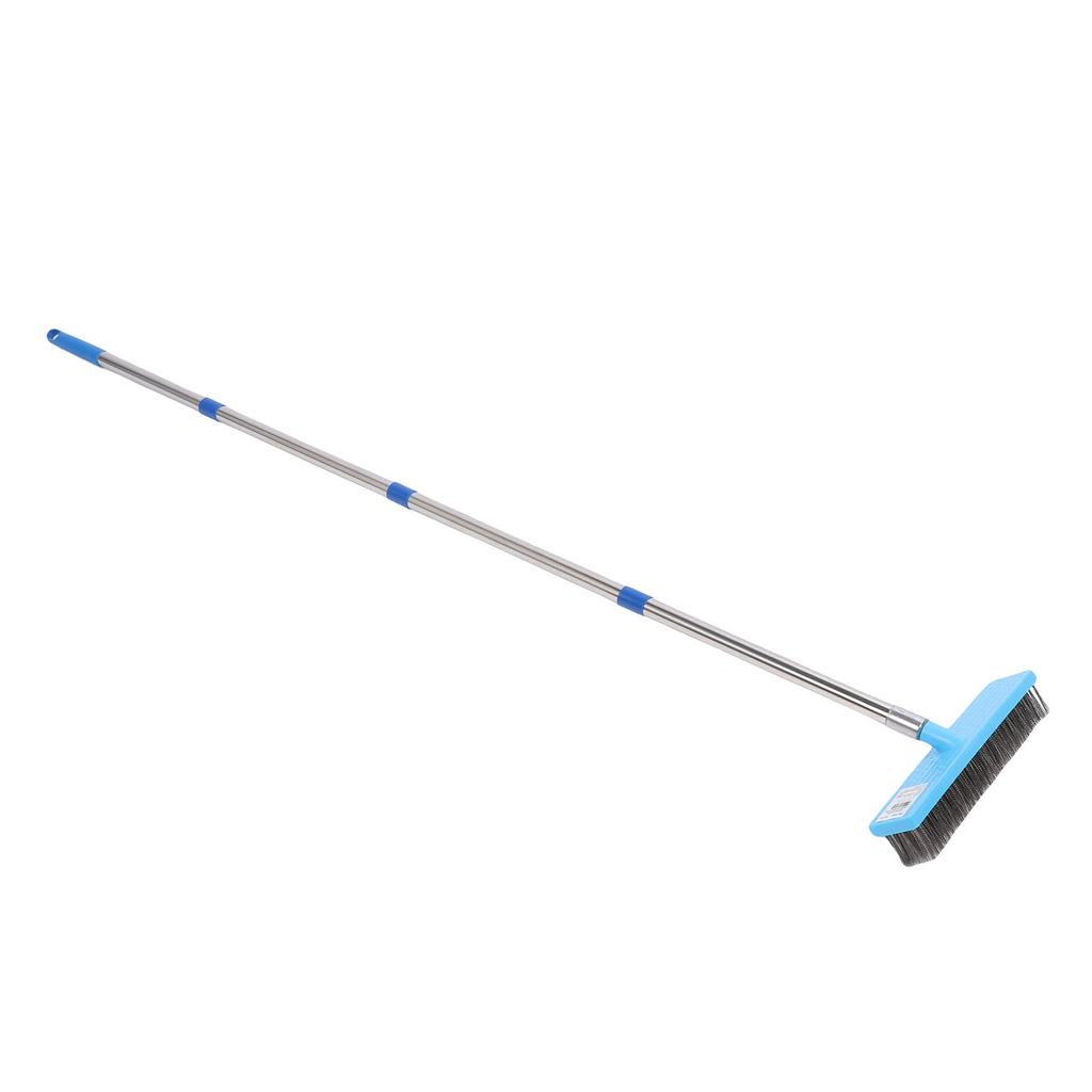 30 см Прочная стальная проволочная щетка с телескопической ручкой из нержавеющей стали для наружных работ