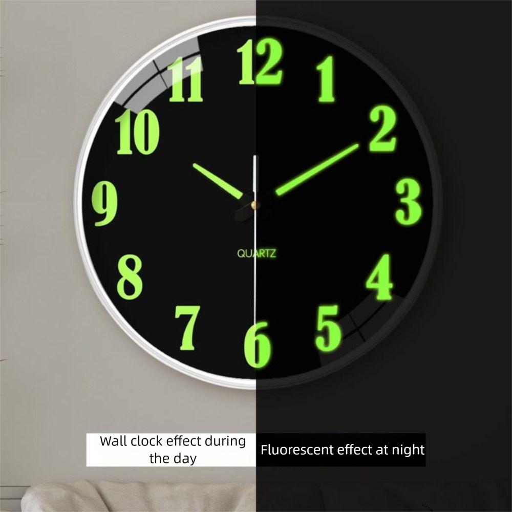 Светящиеся настенные часы ABS Часы для гостиной Новые кварцевые часы для 8-дюймового домашнего декора