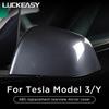 For Tesla Model 3 Model Y Car Rearview Mirror Cover Auto Exterior Accessories ABS Door Side Rear View Mirror Shell