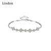 Линдон циркон браслет ювелирные изделия геометрические бусины браслеты-цепочки модный тонкий свадебный подарок для подруги женщин