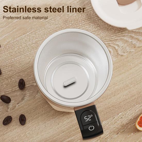 Магнитная электрическая кофейная кружка Магнитная саморазмешивающаяся кружка из нержавеющей стали для путешествий
