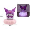 Новый Kawaii Sanrios Ночной светильник Эмаль Облако Мультфильм Kuromi Cinnamoroll Pochacco Маленький настольный светильник Освещение Украшения