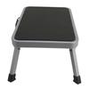 Folding Step Stool Lightweight Heavy Duty Sturdy Alloy Thick Rubber Feet Handle 1 Step Ladder Stool for Kids Adults