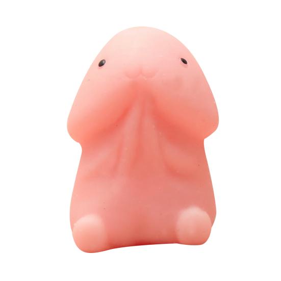 Fun Toy Stress Relief Faux Glans Shape TPR Squeeze Cute Healing Toy
