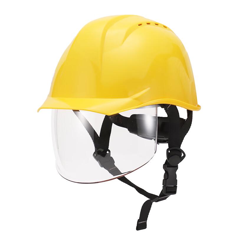 Handun Ventilated Safety Helmet with Integrated Face Shield