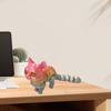 3D-печатная фигурка кошки, подвижные суставы, фигурка кошки, шарнирная модель животного, игрушка для домашнего офиса, книжной полки, украшения рабочего стола, орнамент