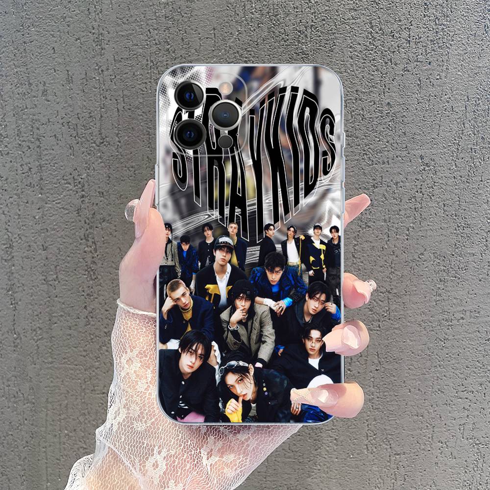Kpop S-Stray K-Kids Прозрачный чехол для телефона для IPhone 17 Air 16 Pro Max 15 14 13 12 11Plus Ударопрочный чехол