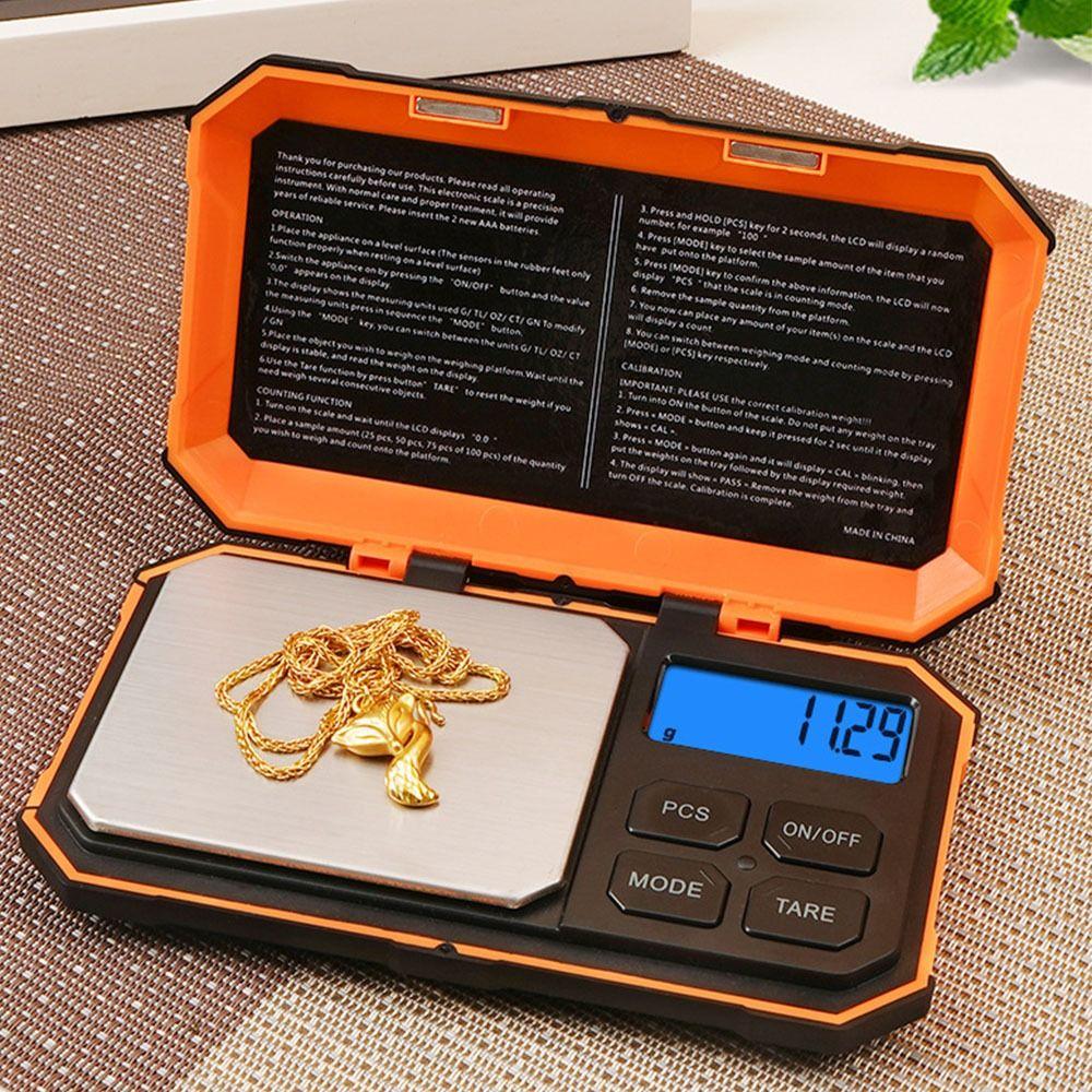 500g 0.01g Jewelry Scale High Precision Digital Scale Portable Electronic Scales Jewelry