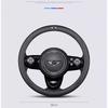 Car Steering Wheel Cover Breathable Leathe Non-Slip Protector For MINI JCW Cabrio Cooper Countryman Aceman Clubman Coupe F57