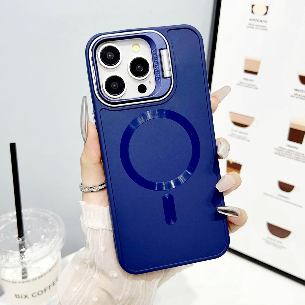 Подходит для iPhone16 Магнитный чехол для телефона с присоской Кронштейн для контактных линз 1413 Apple 15 Promax Защитный чехол