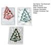 1/3Pcs Christmas Tree Bookmark with Card Tree Shape Acrylic Book Page Marker Clip Decoration