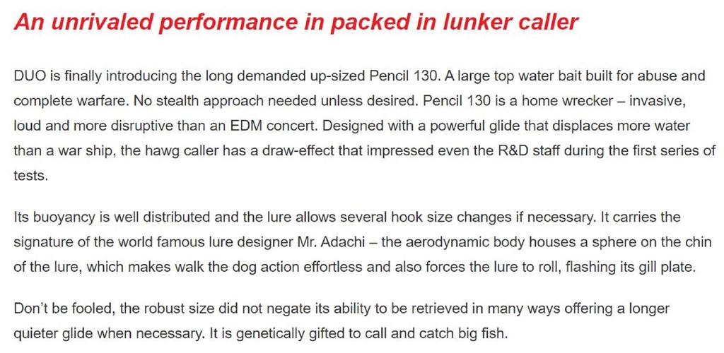 DUO Плавающая приманка Realis Pencil 130 Bone Topwater BCC3008 (7308)