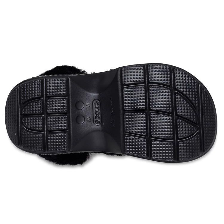 Crocs Ева Сноухаус Пушистые Клоги Женская Обувь Черный 208938-001