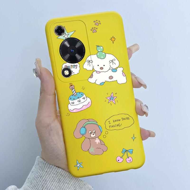 Чехол для телефона Huawei Nova Y72 Чехлы 6,75" Милый Чехол-Панда Астронавт Для Huawei Enjoy 70 NovaY72 MGA-LX3 Мягкий Силиконовый Корпус