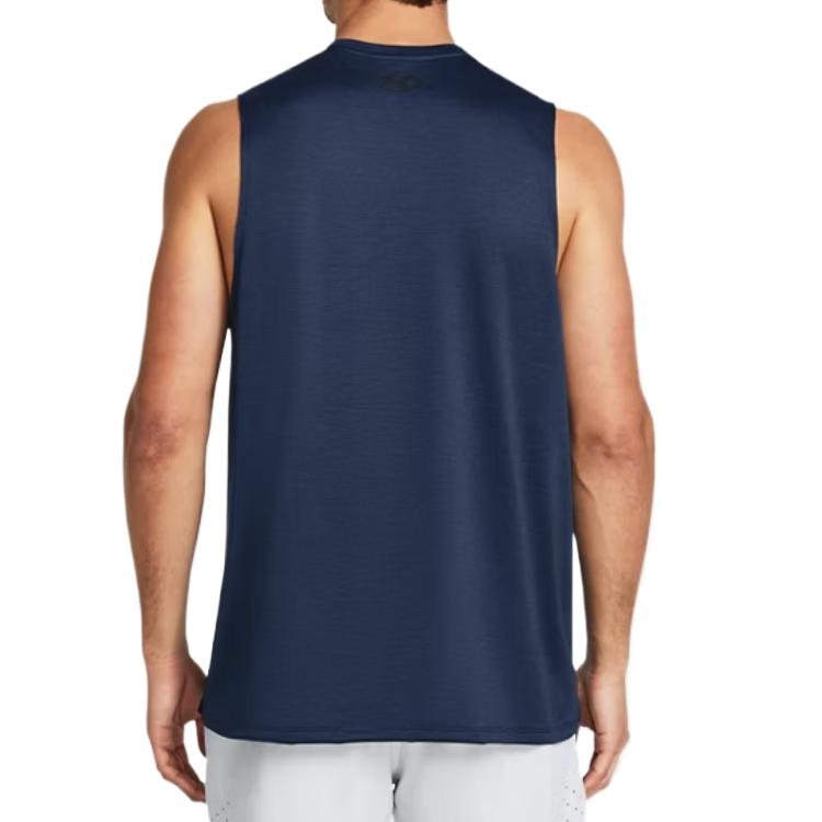 Under Armour Технический топ мужской темно-синий 1384290-408