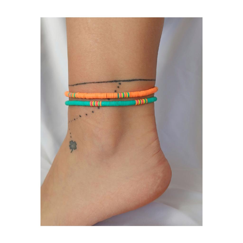 Посеребренные красные бусины