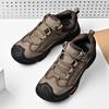 New Genuine Leather Men's Casual Shoes Outdoor Breathable Work Shoes Zapatos Hombre High Quality Hiking Sneakers Walking Shoes