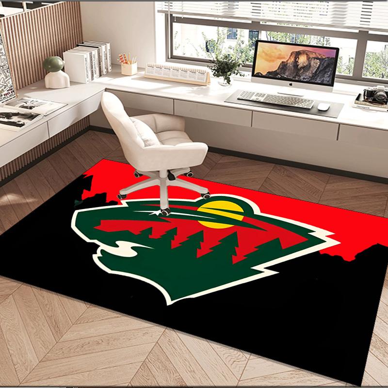 Minnesota Area Rug Suitable for Indoor And Outdoor,Carpets for Playroom, Homes, Offices, Living Rooms,Home Decor,Christmas Fan Gift
