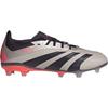 adidas Кроссовки Predator 24 Elite FG K Vivid Horizon Pack для детей серые платиновые-металлические Aurora-черные IF6361