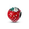 New 925 Silver Strawberry Cherry Fruit Series Charms Beads Fit 3mm 925 Original Bracelets DIY Birthday Jewelry Gifts