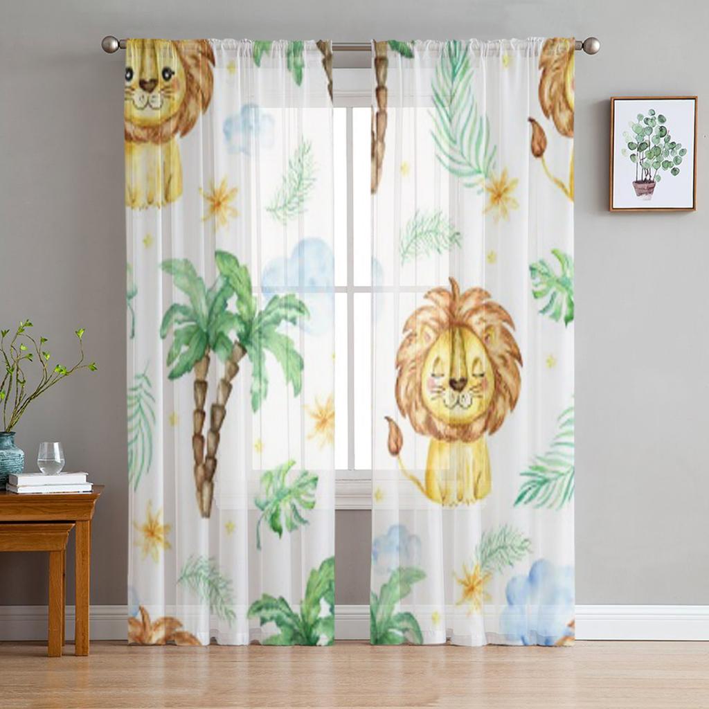 Синий Серый Абстрактная Художественная Текстура Вуаль Прозрачные Шторы Гостиная Окно Шифон Тюль Шторы Кухня Спальня Шторы Домашний Декор