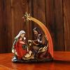 Catholic Christmas Figurines Jesus Birth Crafts Resin Decoration Christ Ornaments Friends Gifts Home Decor