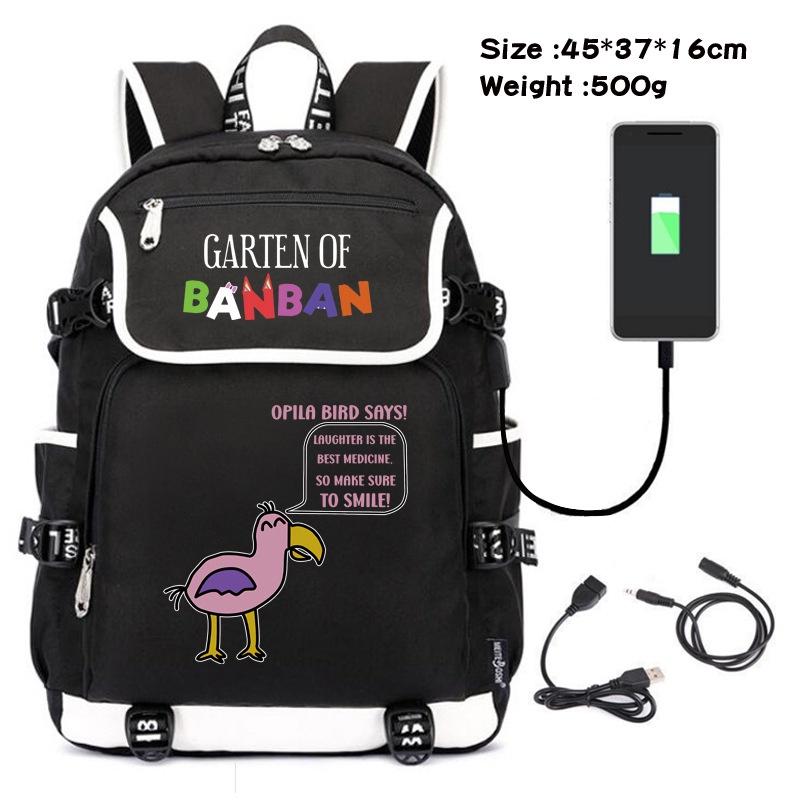 Garten Of Banban Large-capacity Waterproof Usb Charging Schoolbag Backpack Gifts