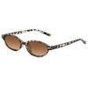 Small Frame Oval Sunglasses For Unisex Lightweight Trendy Sexy Leopard Black Brown Ladies Shades Retro Eyewear Gifts Uv400