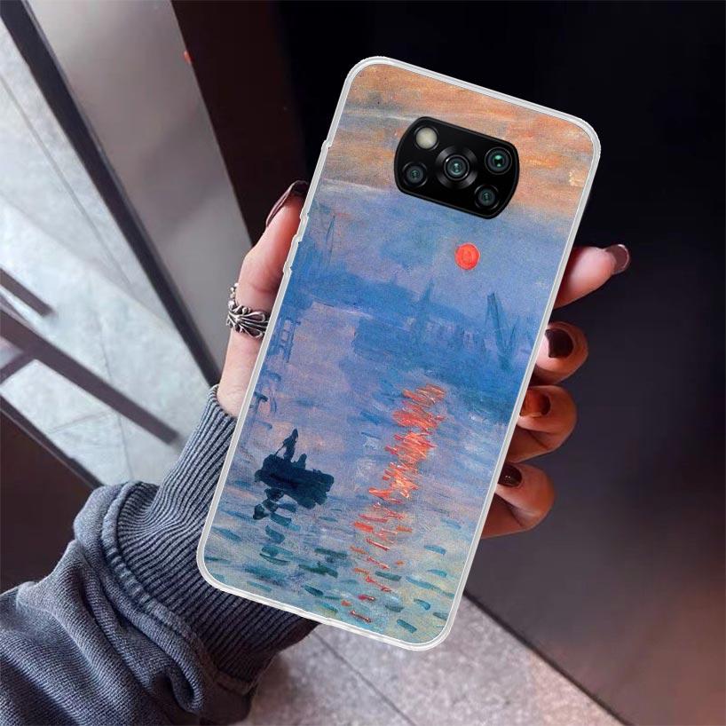 Чехол для телефона с картиной Ван Гога маслом Для Xiaomi Poco X7 X6 X5 Pro F7 Ultra Redmi 15C 15 13 13C 12 12C 10 10A 10C 9 9A 9C 9T Shel