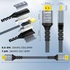 HDMI-кабель 8K 10K 2.1, 2 шт., 48 Гбит/с, высокоскоростной HDMI, 4K@120 Гц, 8K@60 Гц, HDCP 2.2 и 2.3, eARC, HDR 4:4:4 Совместимо для HDTV/PS5/Blu-ray