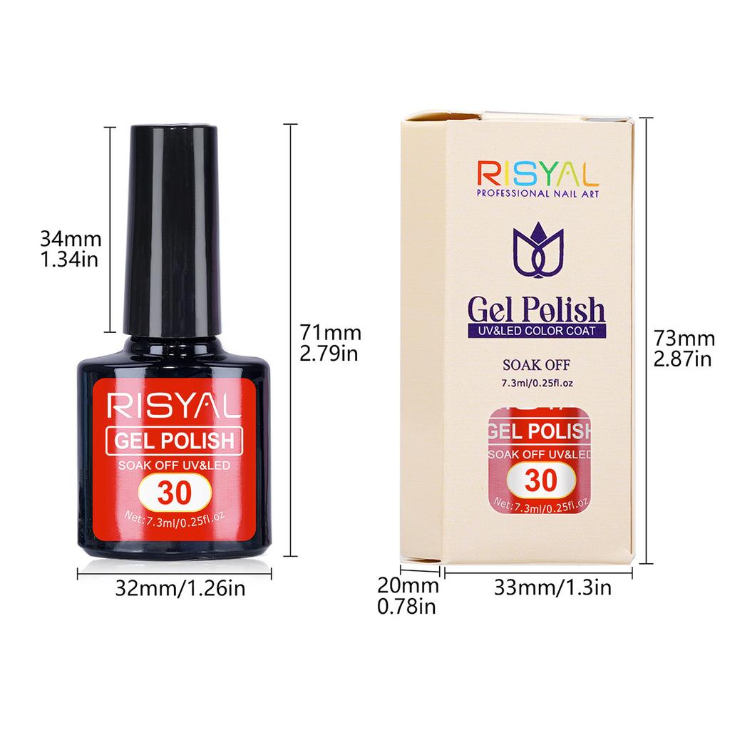 Лак для ногтей Nail Art Red Series, гель-красный